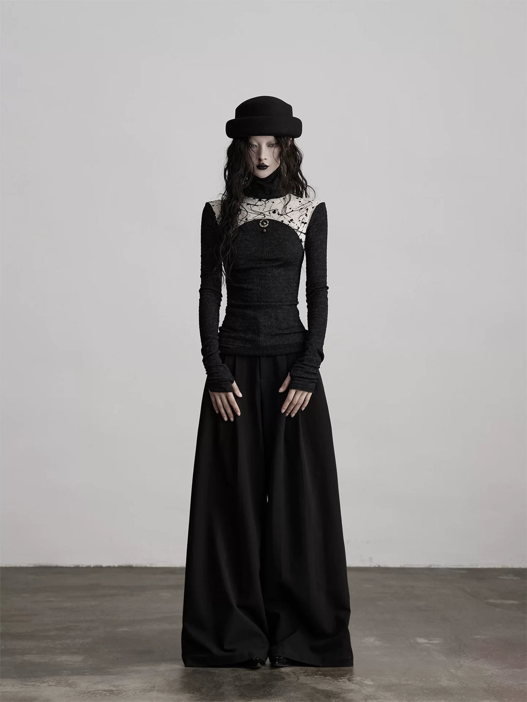 INDULGE Loose Versatile Wide Leg Casual Straight Pants