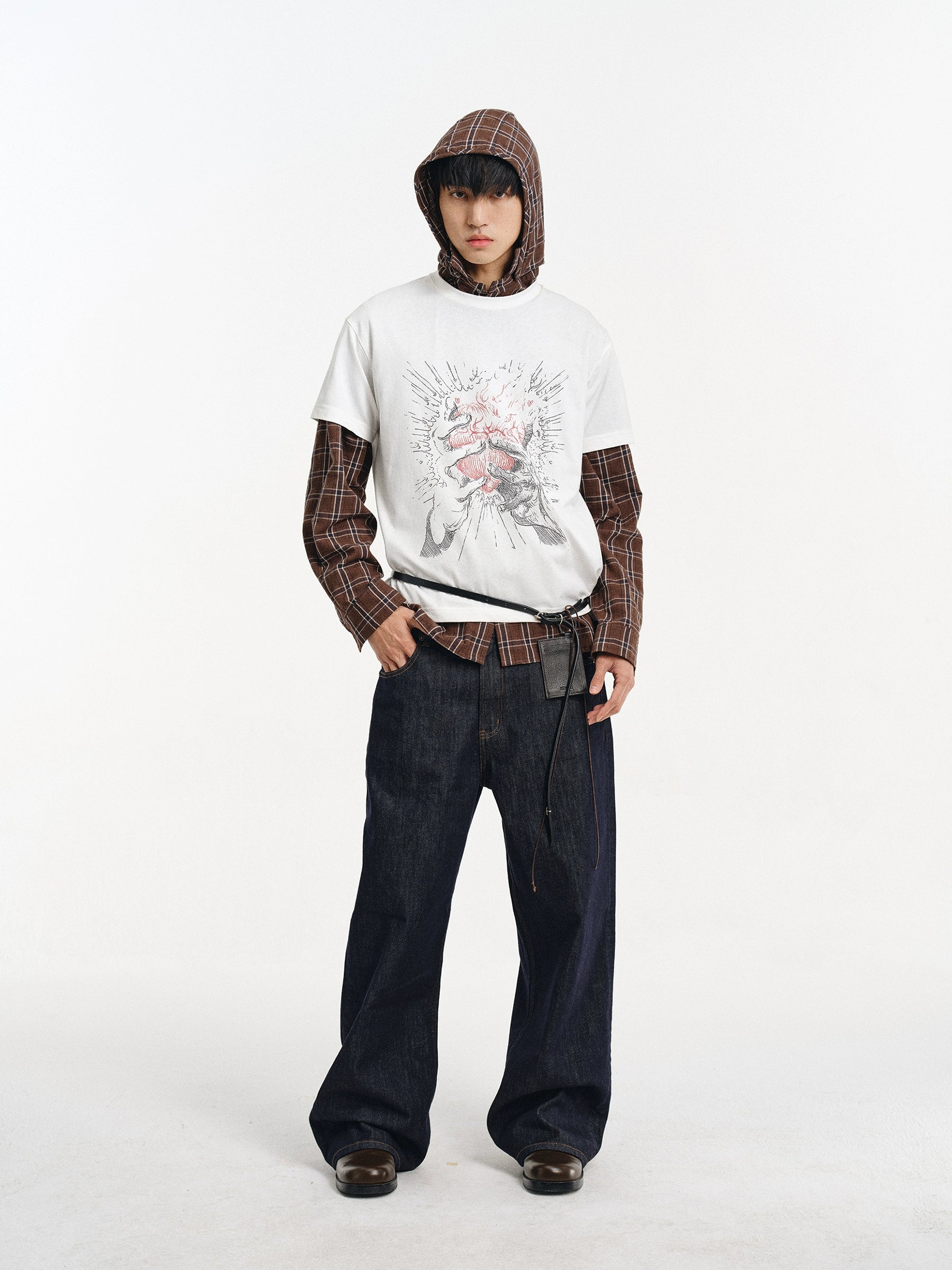 DIMC Sketch Graffiti Love Print Tee