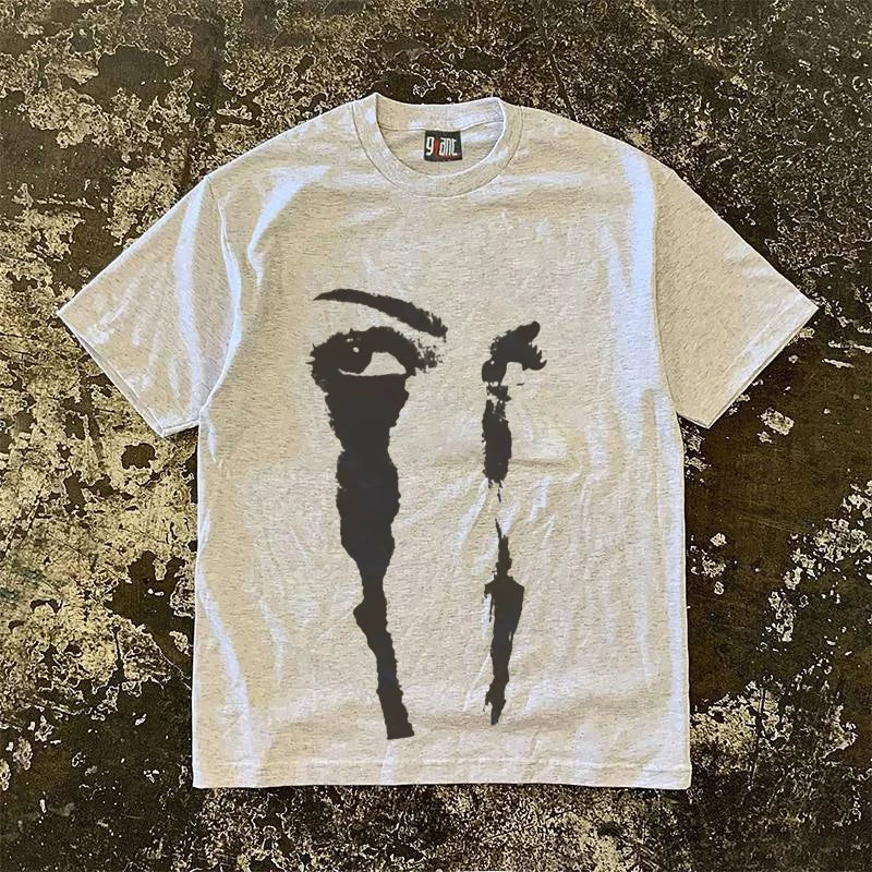 UPUPXIA Loose Casual Niche Tee