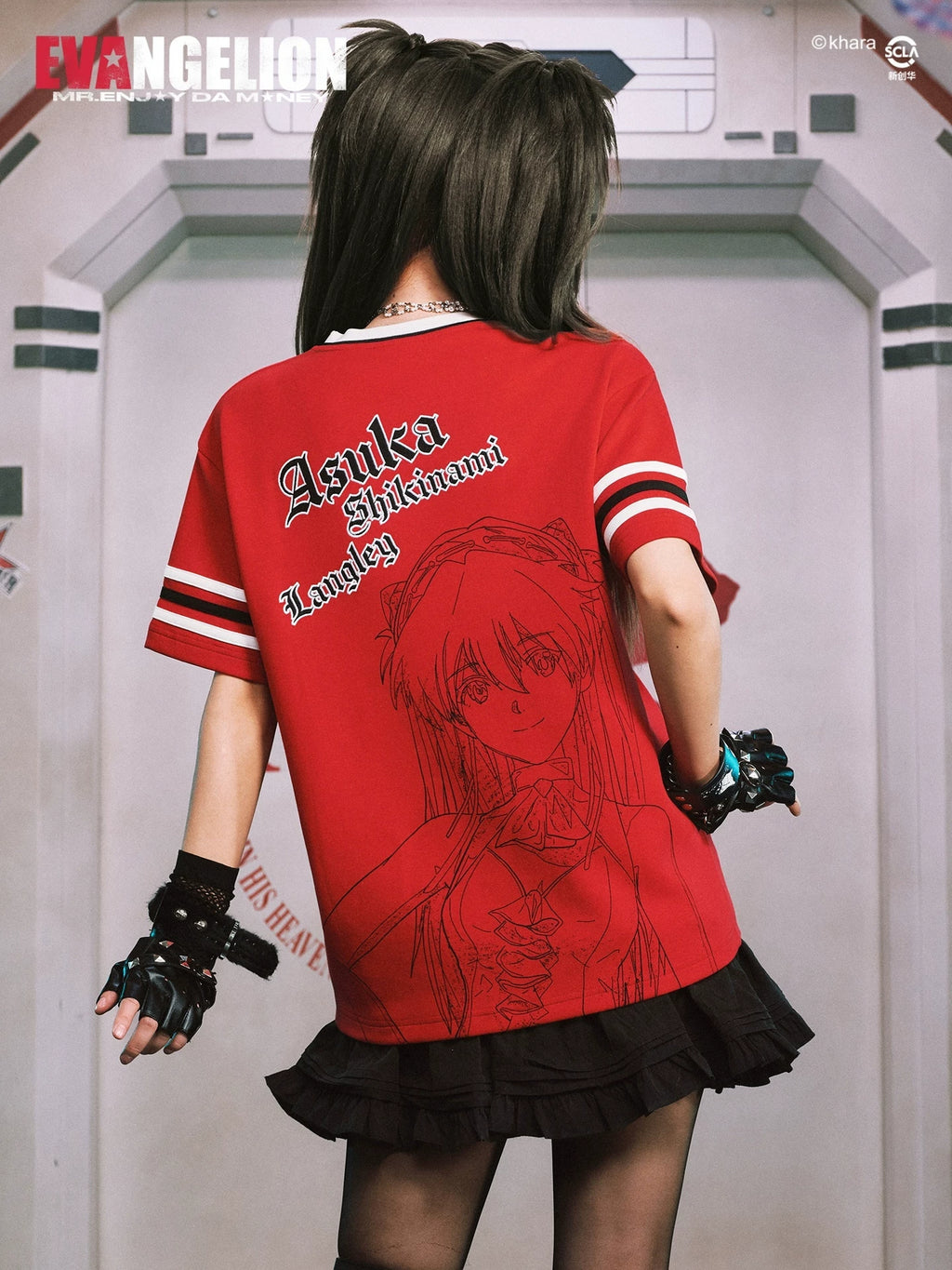 MEDM Embroidery Print Casual Tee