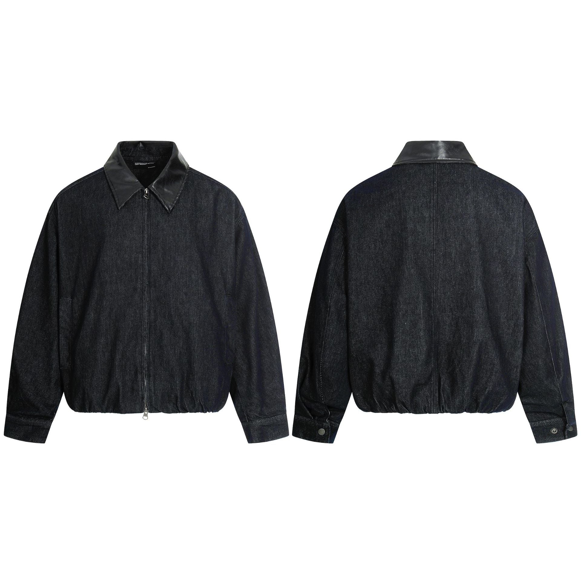 11KN Lapel Leather Casual Minimalist Jacket