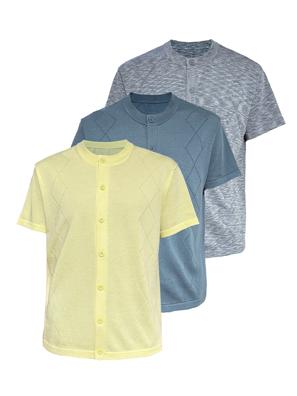 JCAESAR Diamond-knitted Cardigan