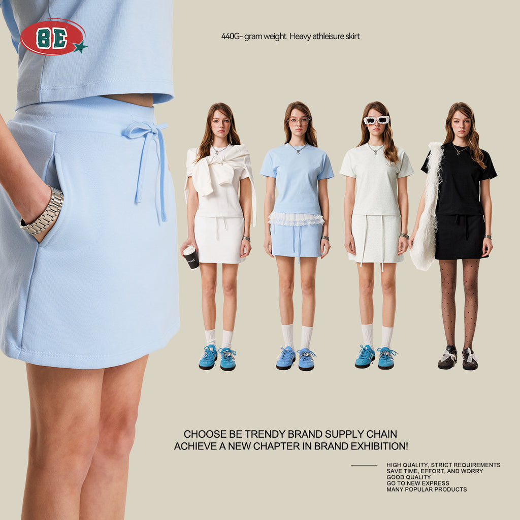 BE WOMEN'S Retro Sports Short Skirt