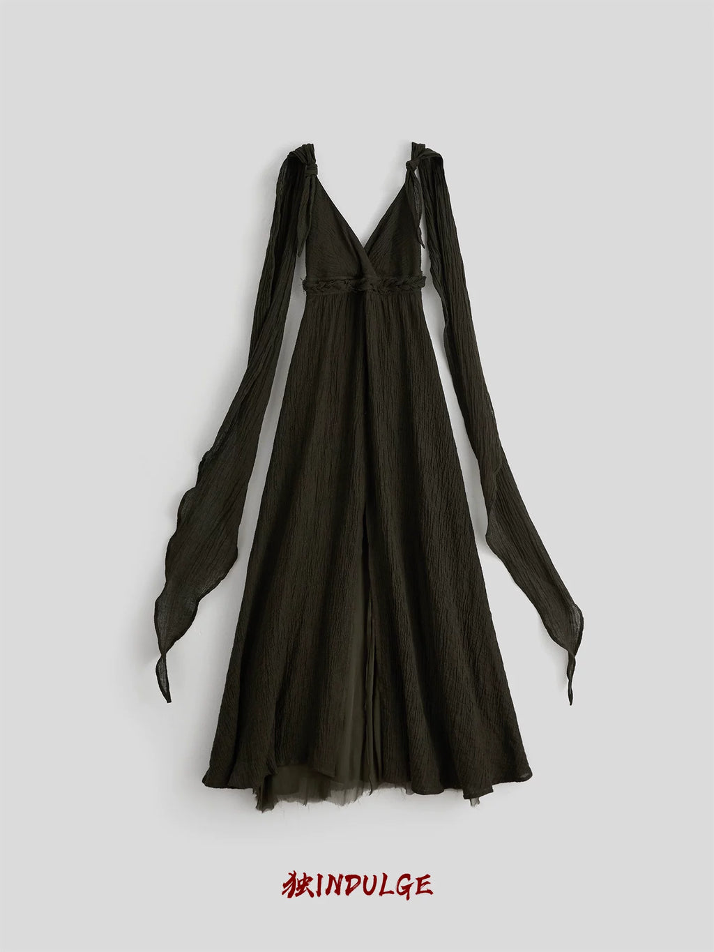 INDULGE Streamer Waist Suspender Dress