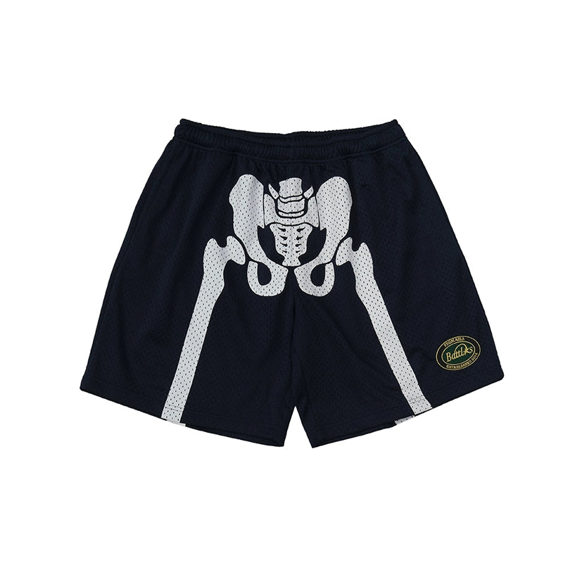 Battles Bone Print Basketball Shorts