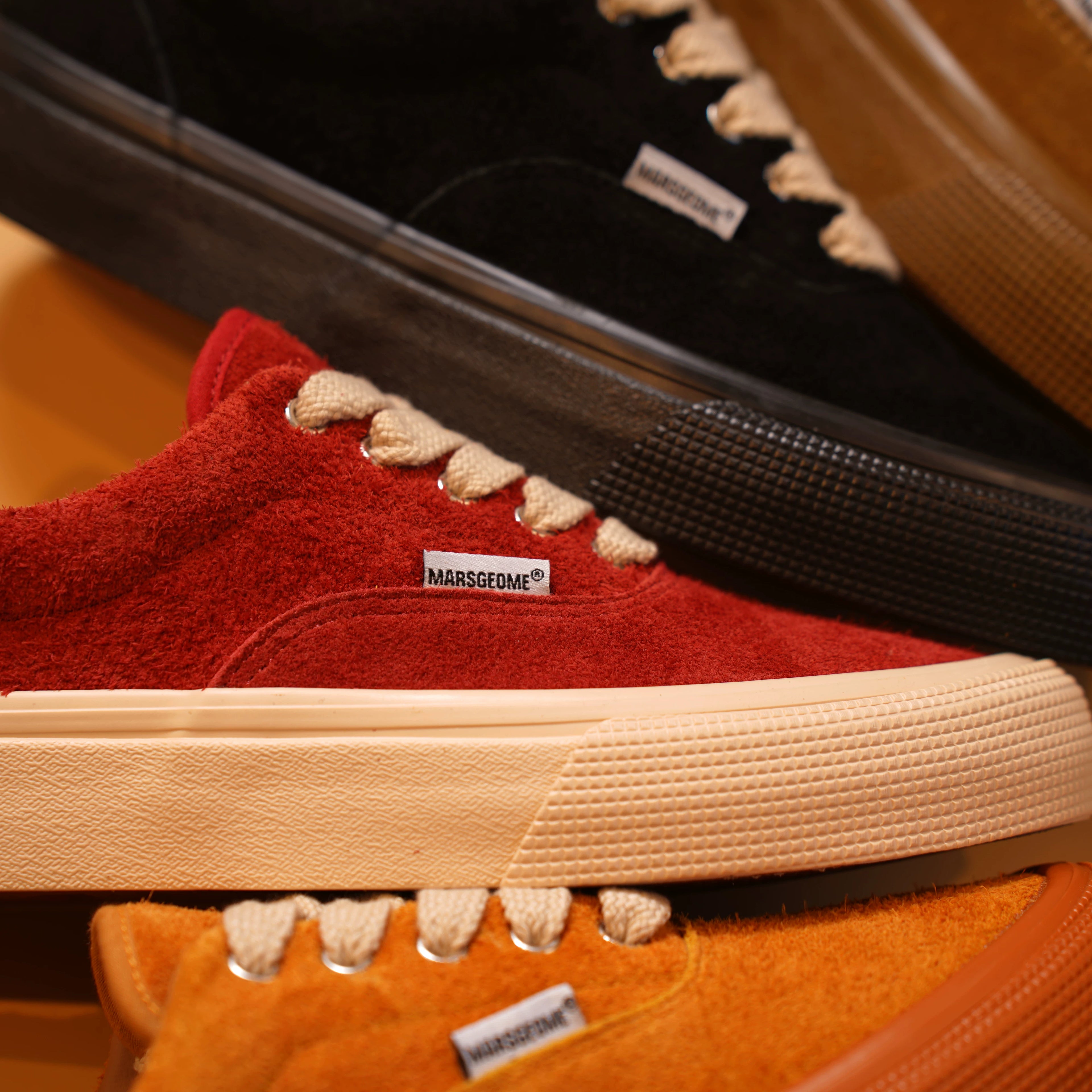 MARS GEOME Anti-velvet Leather Vintage Casual Board Shoes