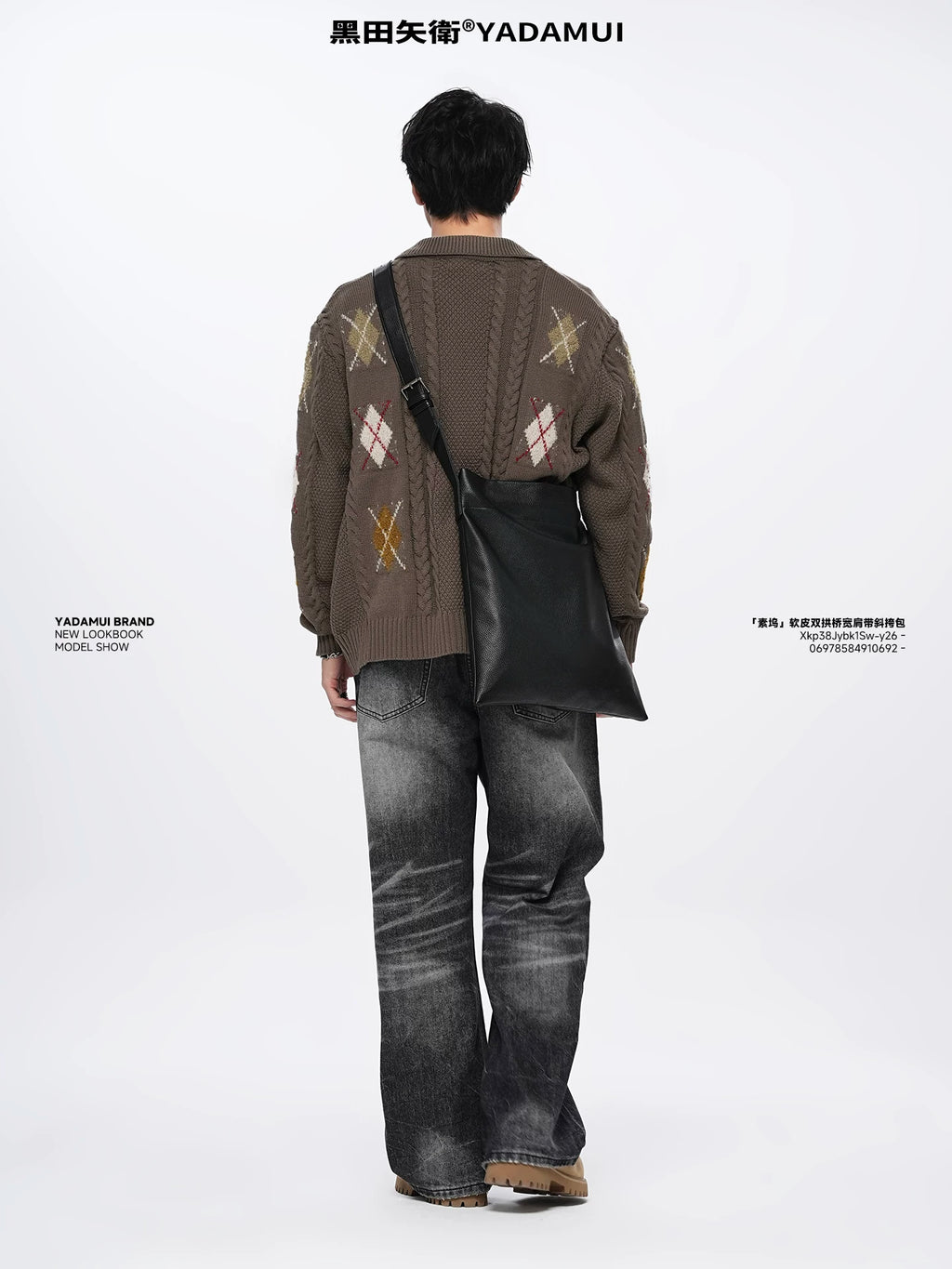 YADAMUI Advanced Sense Simple Lazy Versatile Messenger Bag