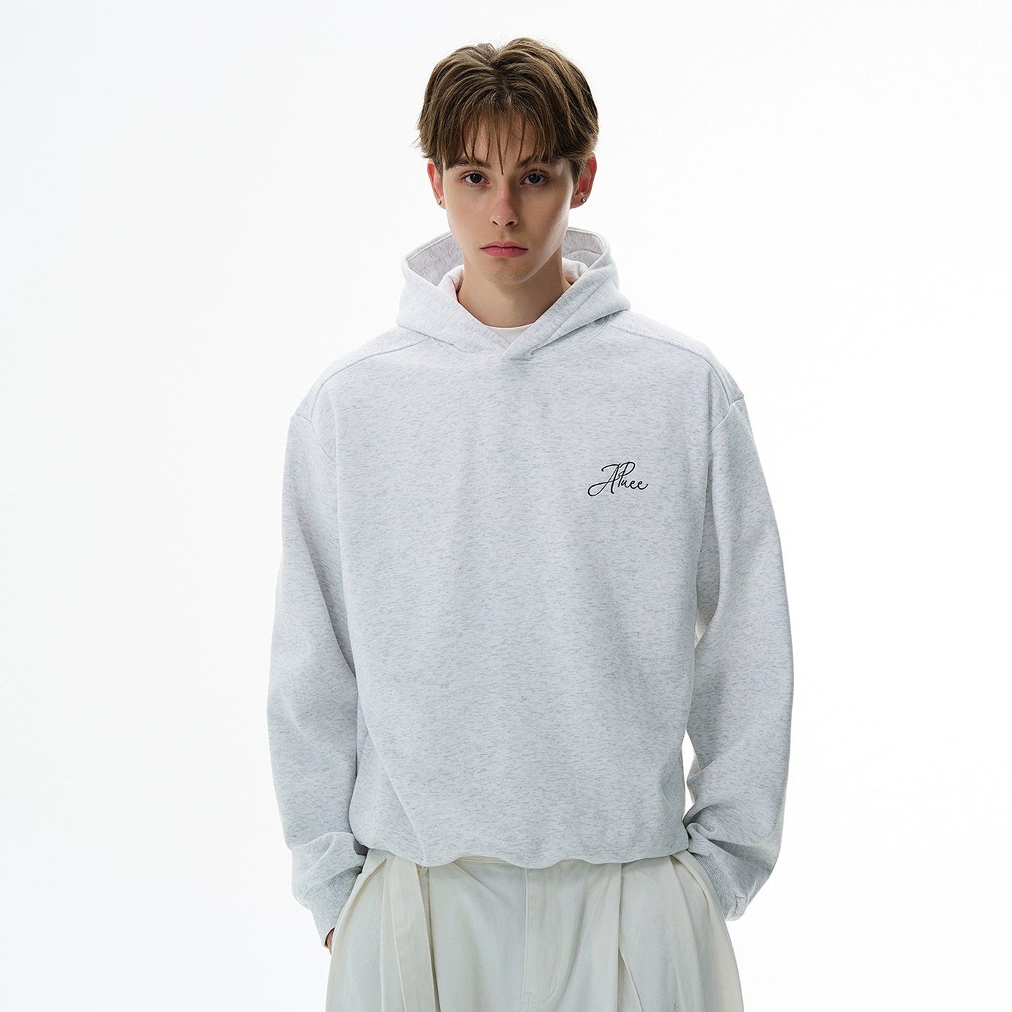 A PUEE Retro Silhouette Hooded Sweater