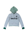 CHAI Coat of Arms Printed Fake Two-piece Contrasting Color Long-sleeved POLO Shirt