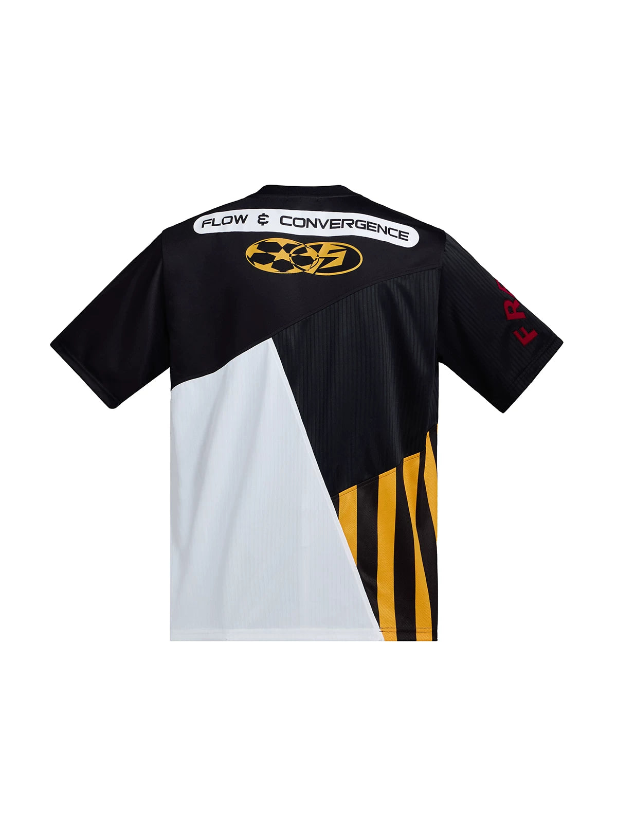 PEOPLESENSE Color Matching Breathable Quick-drying Sticker Embroidery Sports Tee
