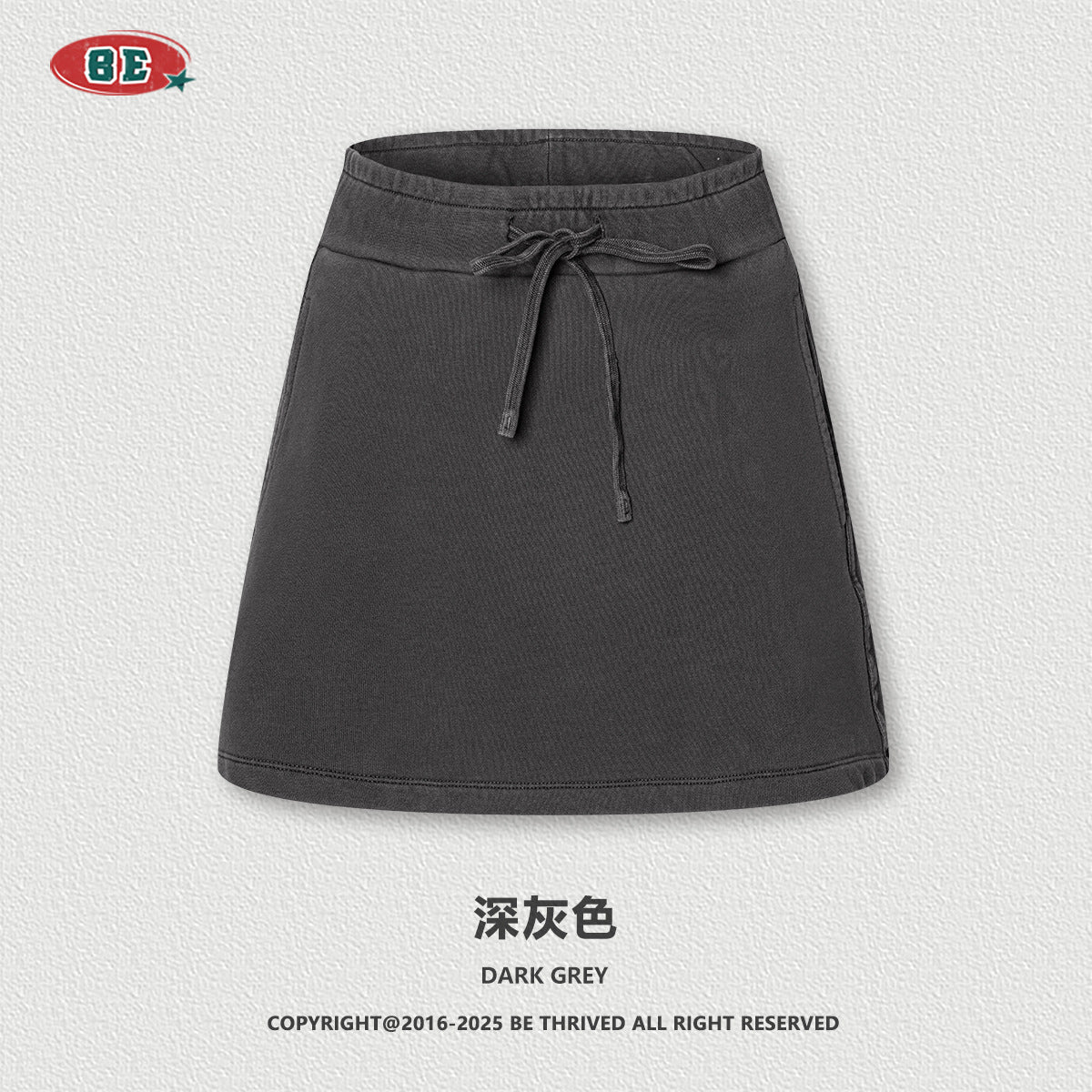 BE women's High Waist  A-Line Skirt Sports Midi Skirt