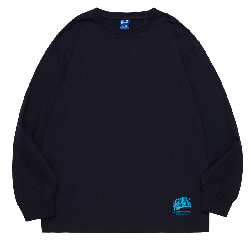 Battles Loose Casual Crew Neck Bottom Shirt