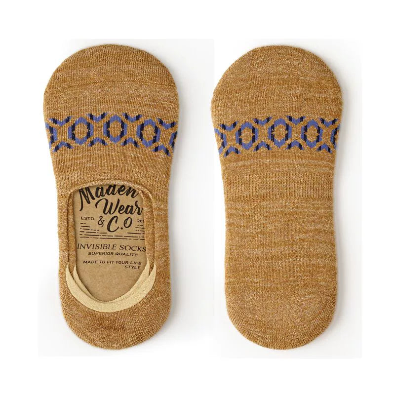 Maden Vintage Shallow Mouth Invisible Boat Socks and Shorts