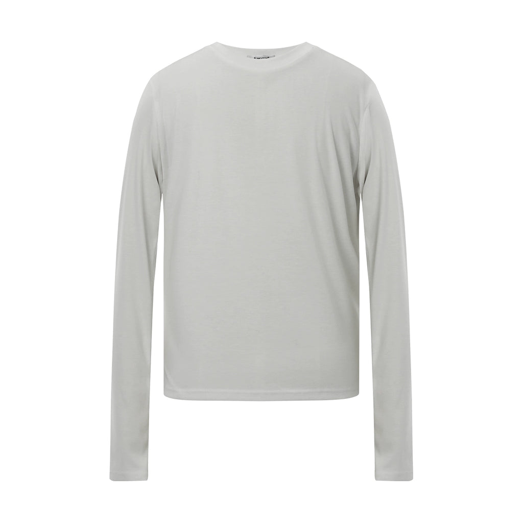 FUNKYFUN Tencel Thin Soft Comfortable Long-sleeved Bottoming Shirt