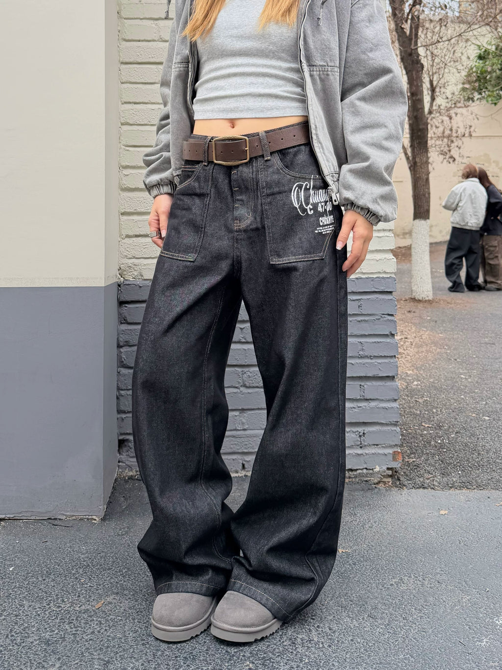 CCYE Straight Casual Loose Jeans