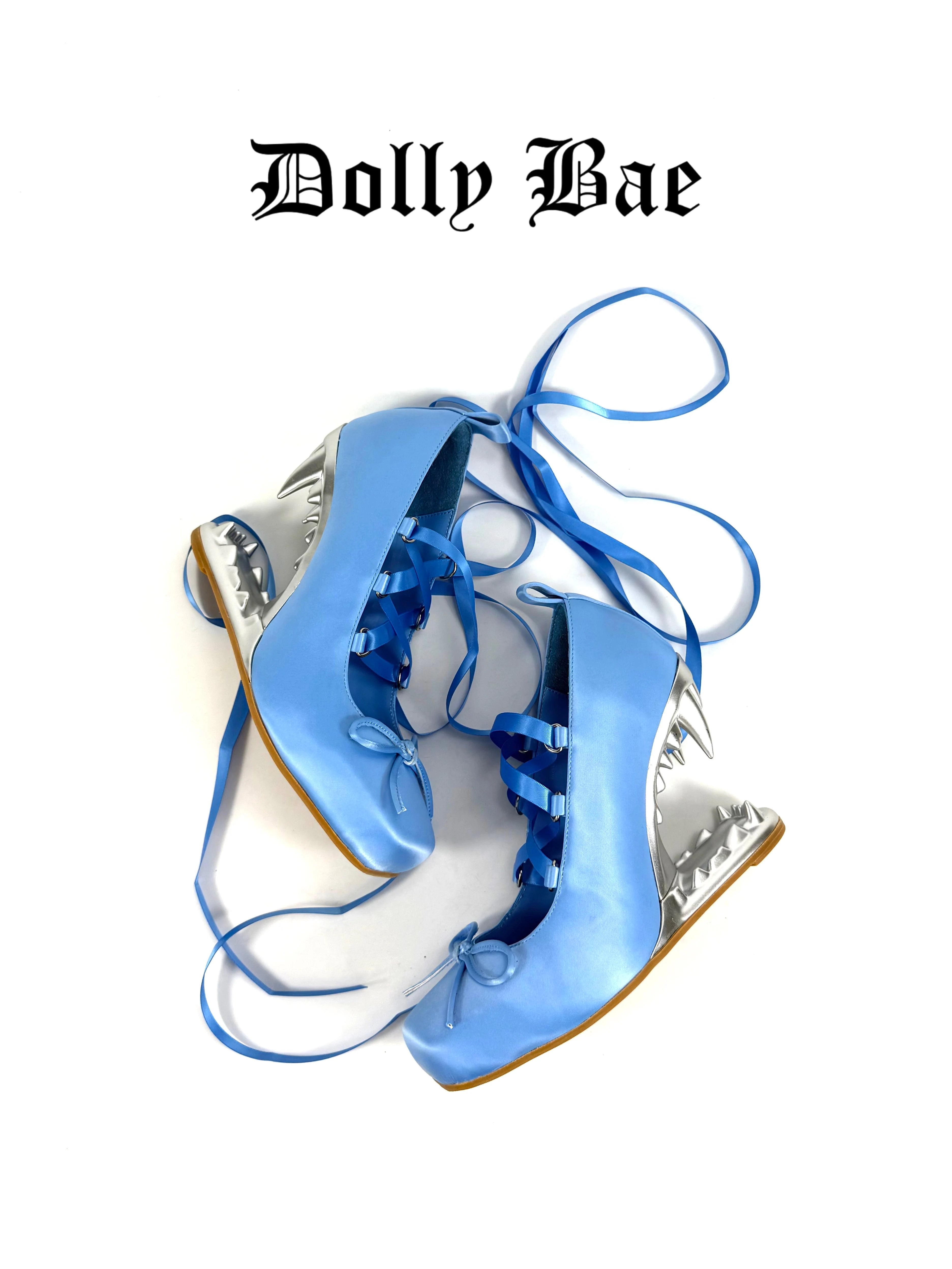 Dollybae Satin Strap-on Heels