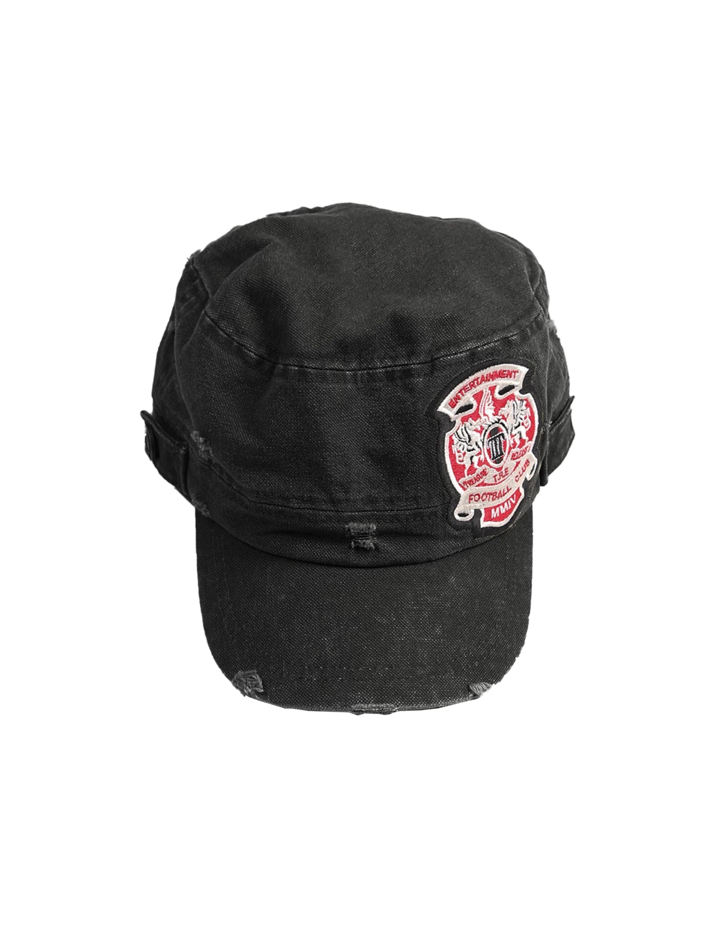 TREclub Embroidery Vandalism Shaved Flat Cap