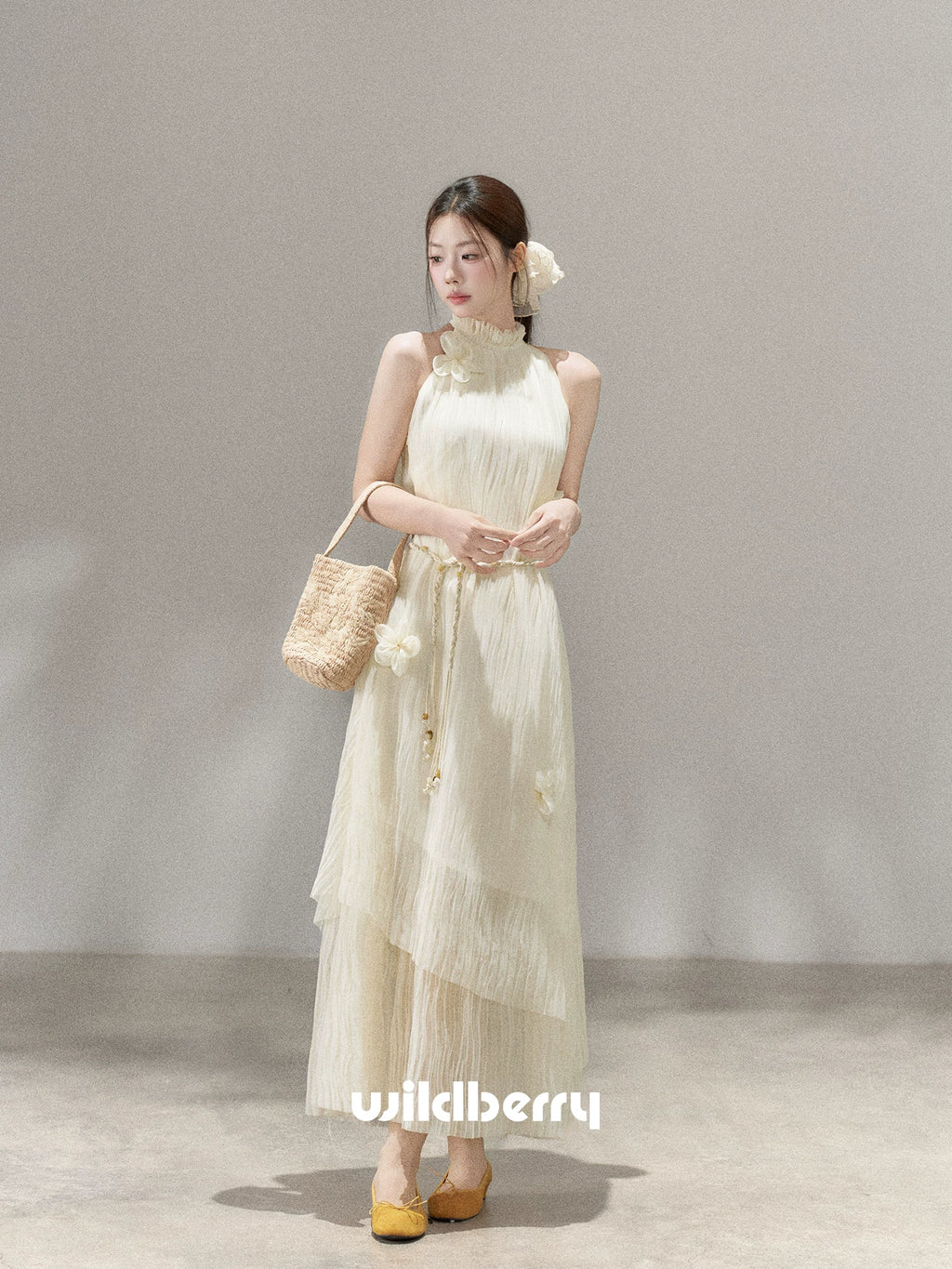 Wildberry Waist Sleeveless Dress