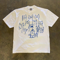 UPUPXIA  Loose and Versatile Casual Round Neck Tee