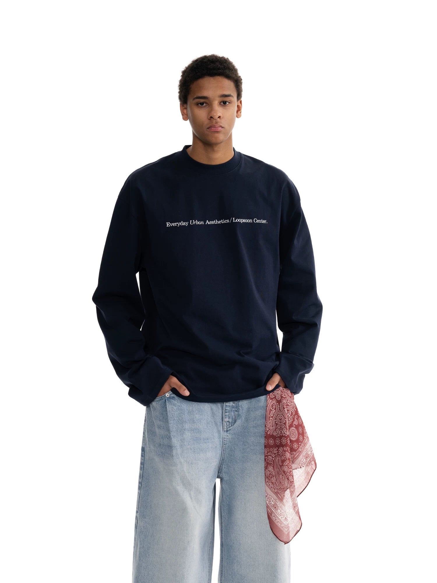 Loopsoon One-President Printing Simple Premium Versatile Long Sleeve