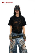 PERSONSOUL Vintage Slim Shoulder Tee