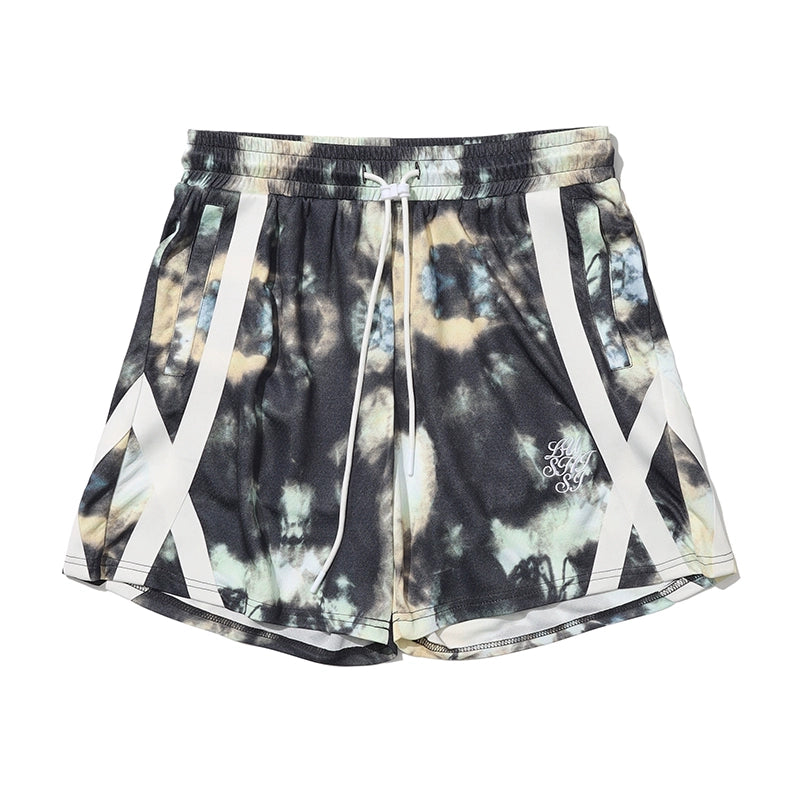 LUSHISI Casual Street Sports Splicing Drawstring Shorts
