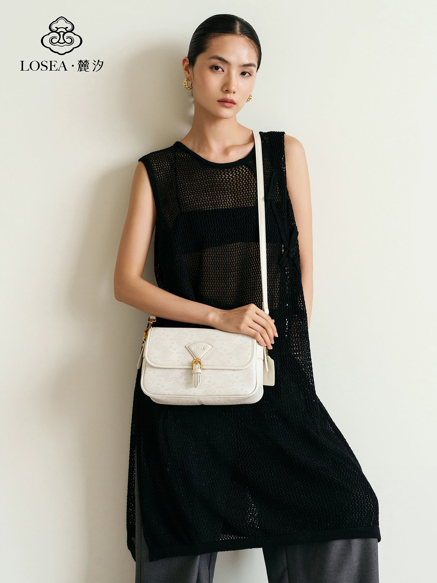 LOSEA Ruyi Moire Underarm Shoulder Bag