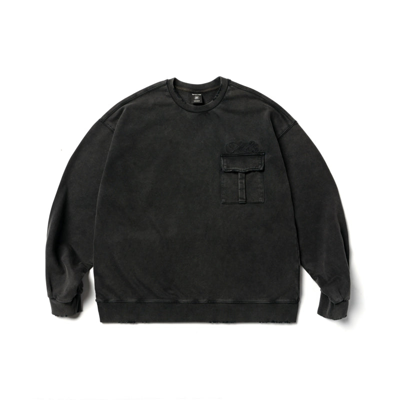 SUPERTOFU Busted Embroidered Turtleneck Sweater