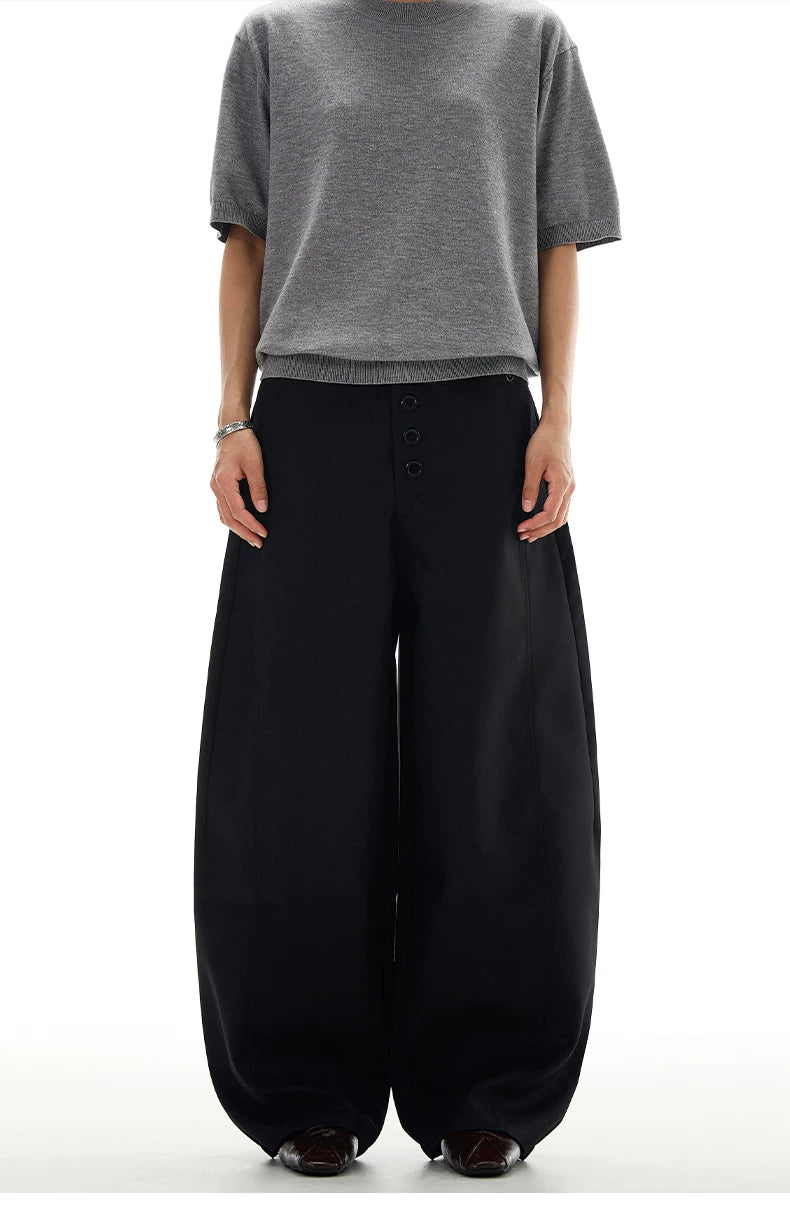 TRUQUEST Wide-leg Premium Casual Trousers