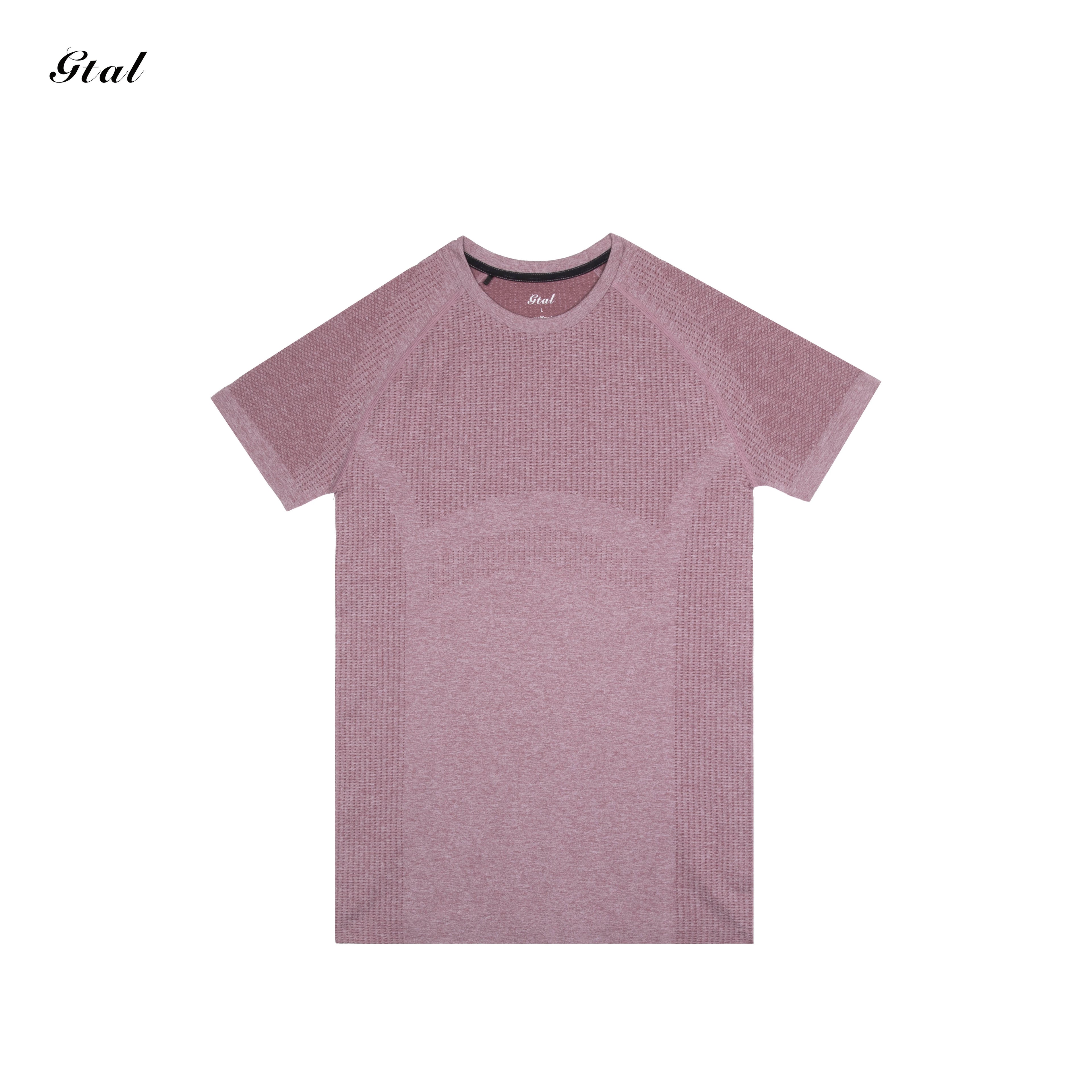 GTAL Quick Drying Fitness Elastic Slim Fit Crew Neck Tee