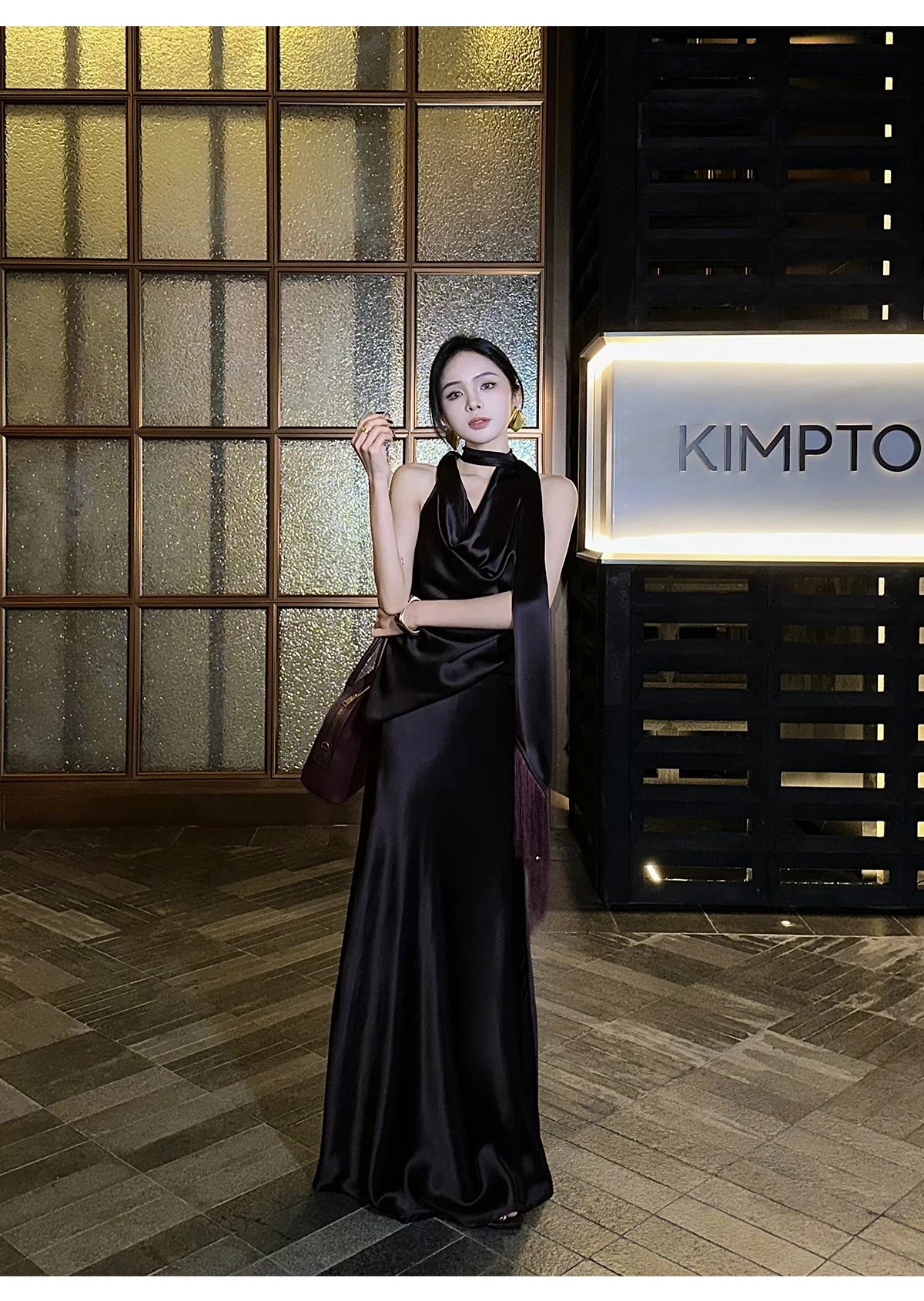 CHUYUQI Streamer Fringed Top Draped Skirt Set