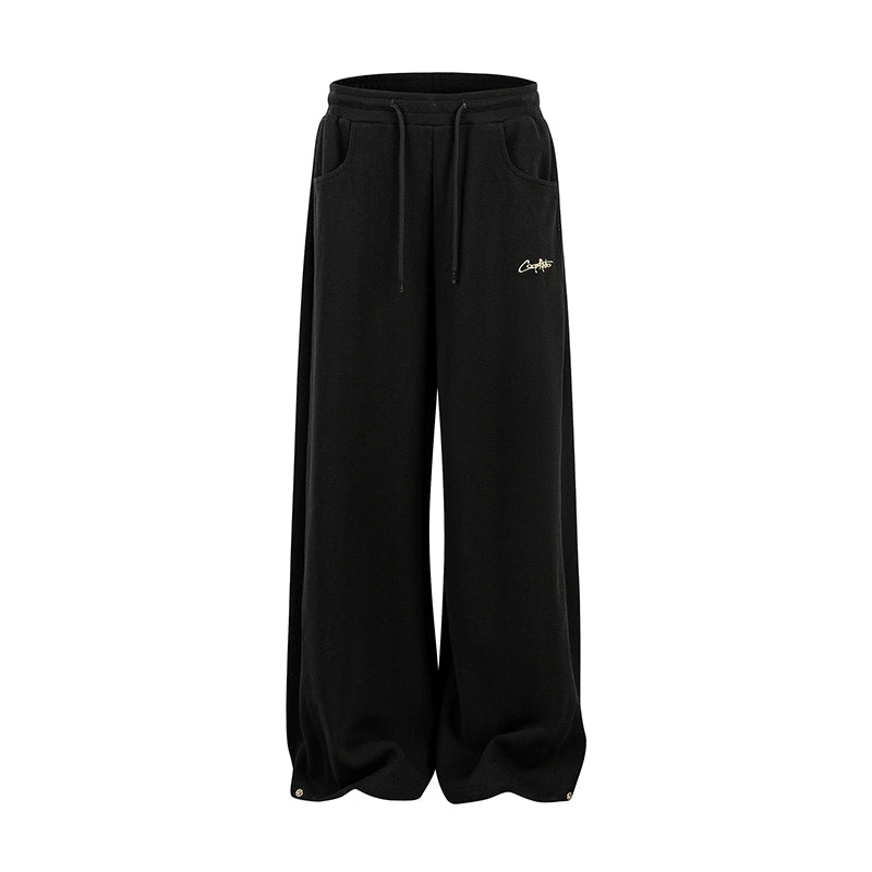 CoosRetro Loose Casual Fleece Track Pants