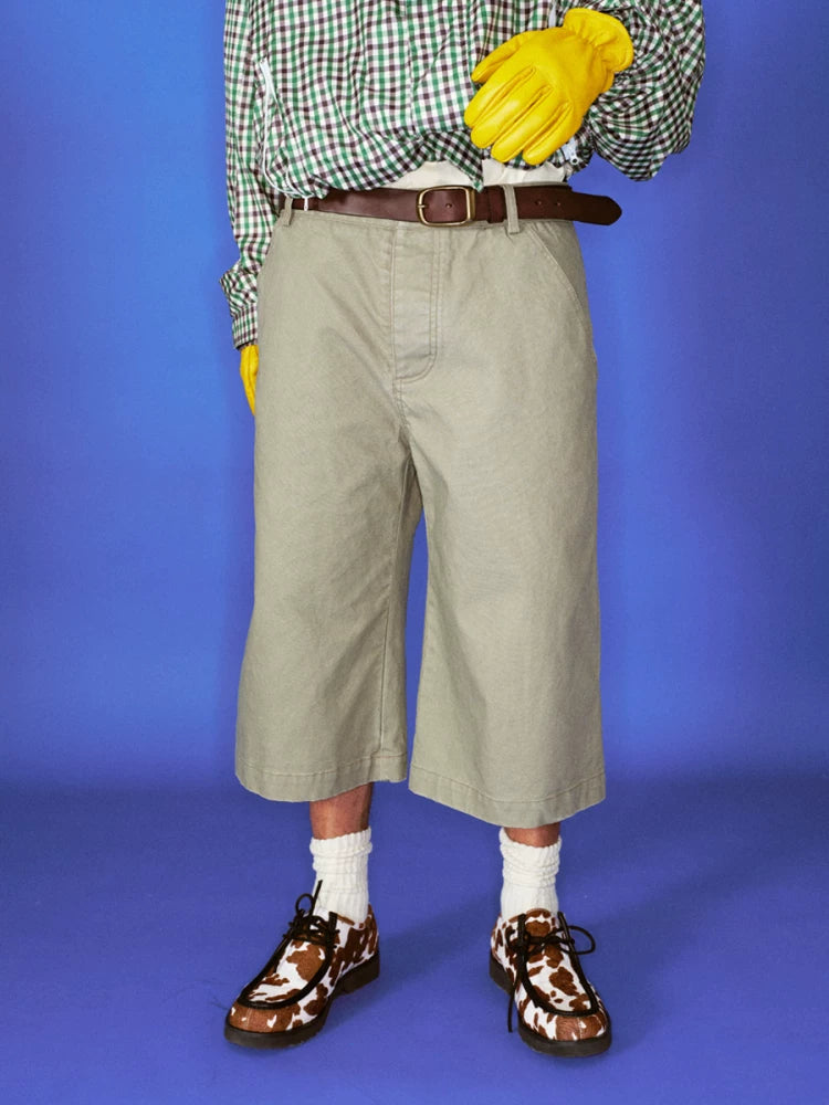 TREclub Vintage Casual Seven-Point Tooling Shorts