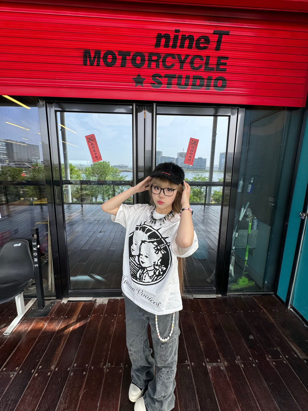 Human Voices Punk Kids Printed Short Sleeve Tee