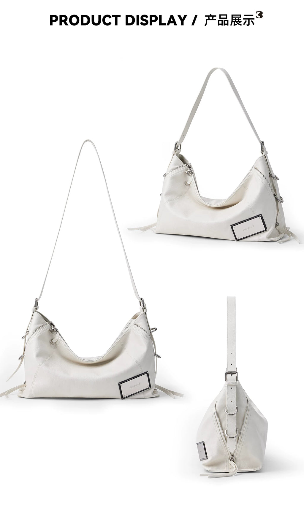 SmoSmos Casual Simple Large Capacity Underarm Bag