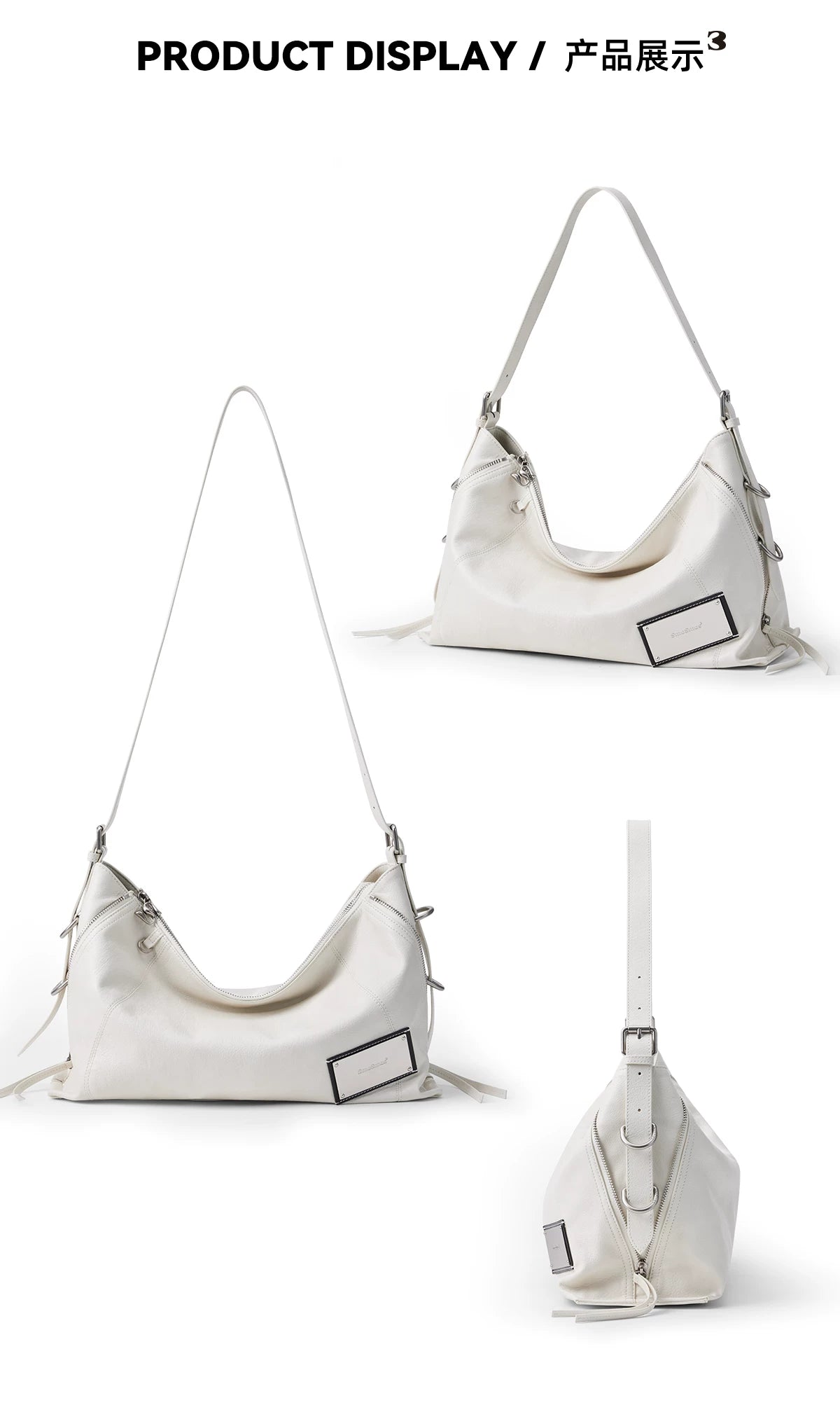 SmoSmos Casual Simple Large Capacity Underarm Bag