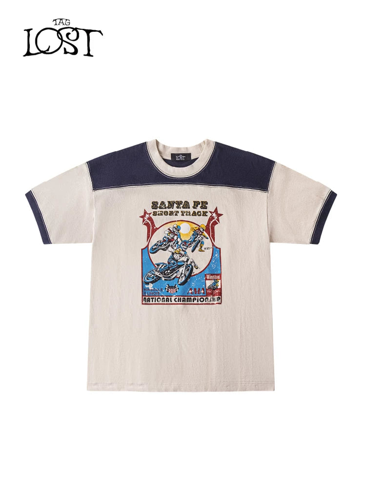 LOSTTAG Retro Champion Driver Print Tee