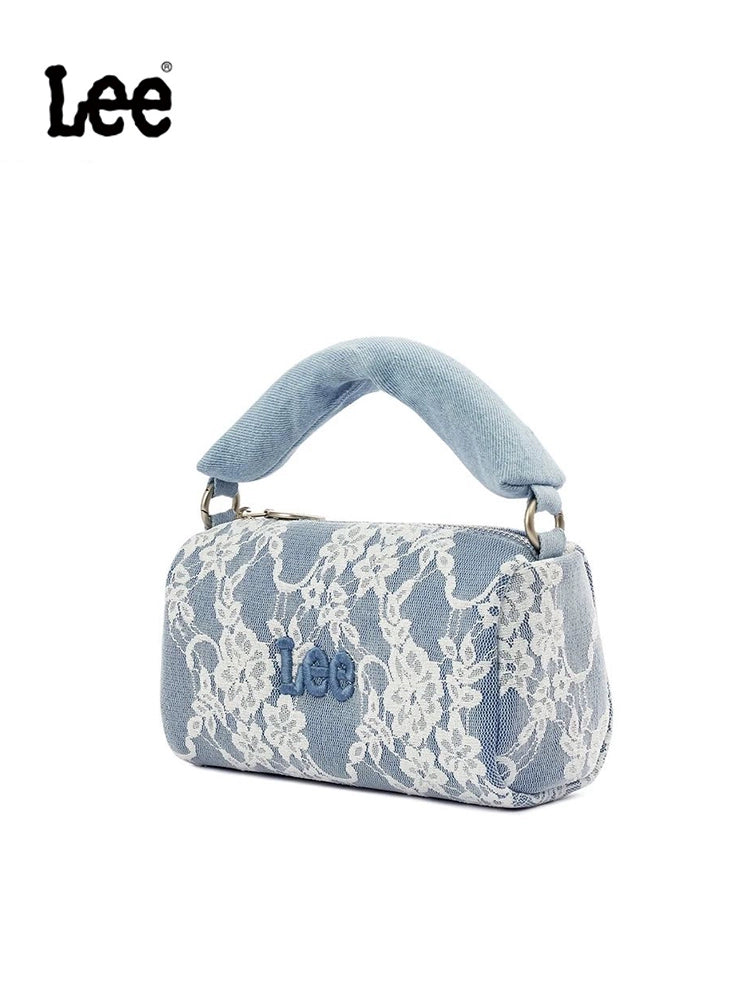 Lee Mini Lace Embroidered Chain Crossbody Bag