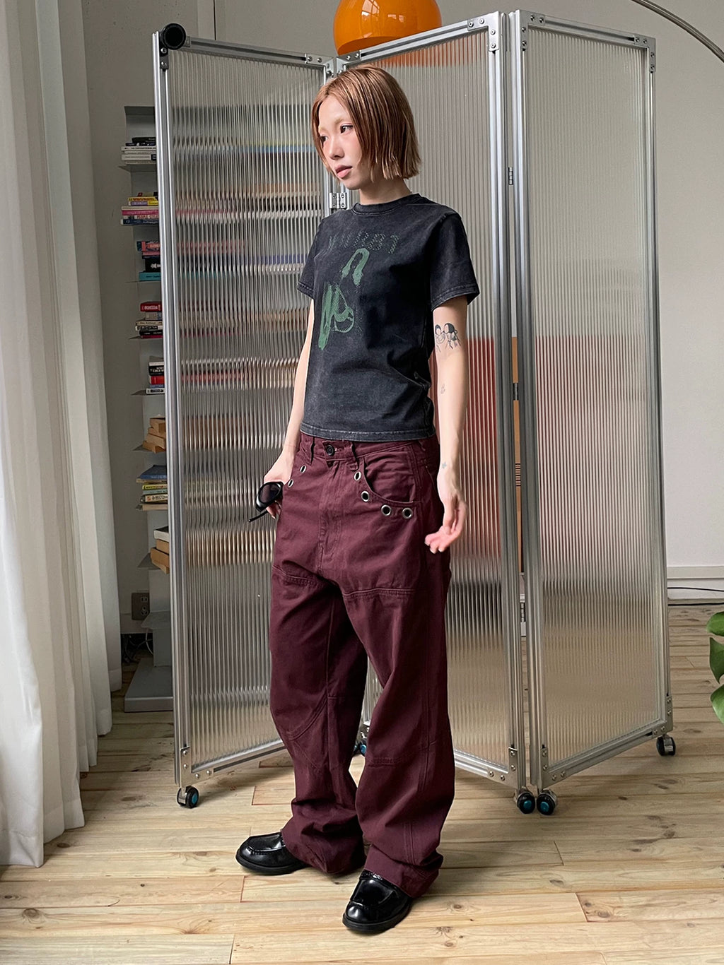 MMBBT Retro Character Print Crew Neck Slim Tee