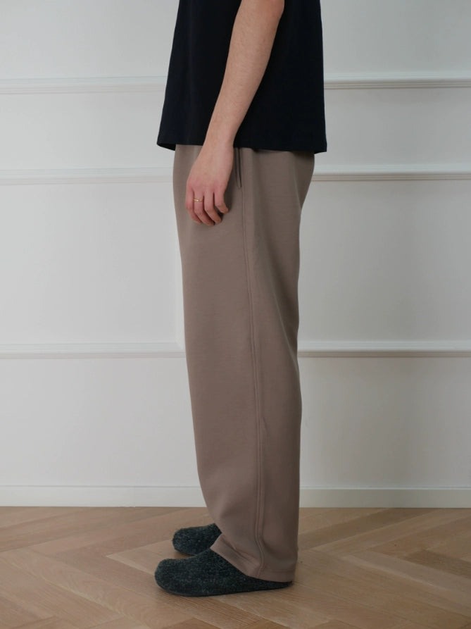 NO LOGO Loose Straight Sweatpants