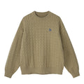 MATCHA STORY Vintage Twist Loose Knitted Sweater
