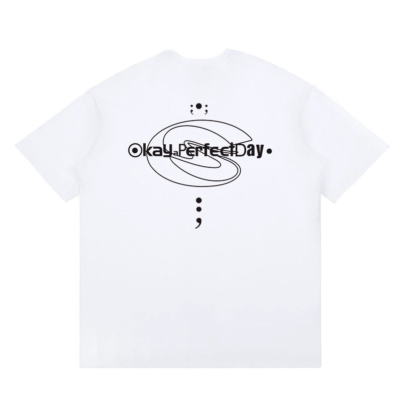 (NMK)  six-channel symbol black Tee