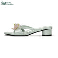 Donkey Flowers in Thick Heel Sandals