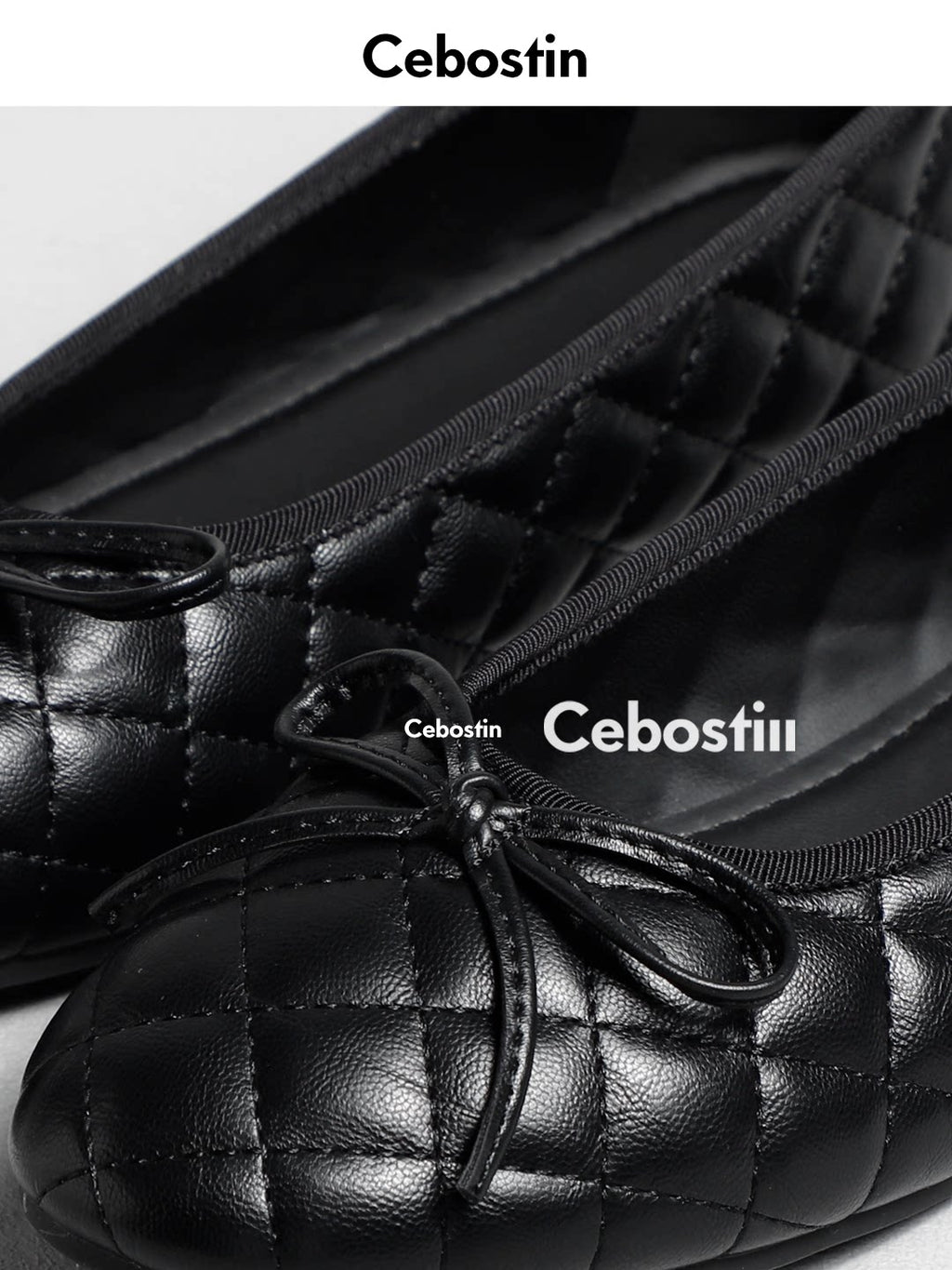 Cebostin Bow Mary Jane Shoes