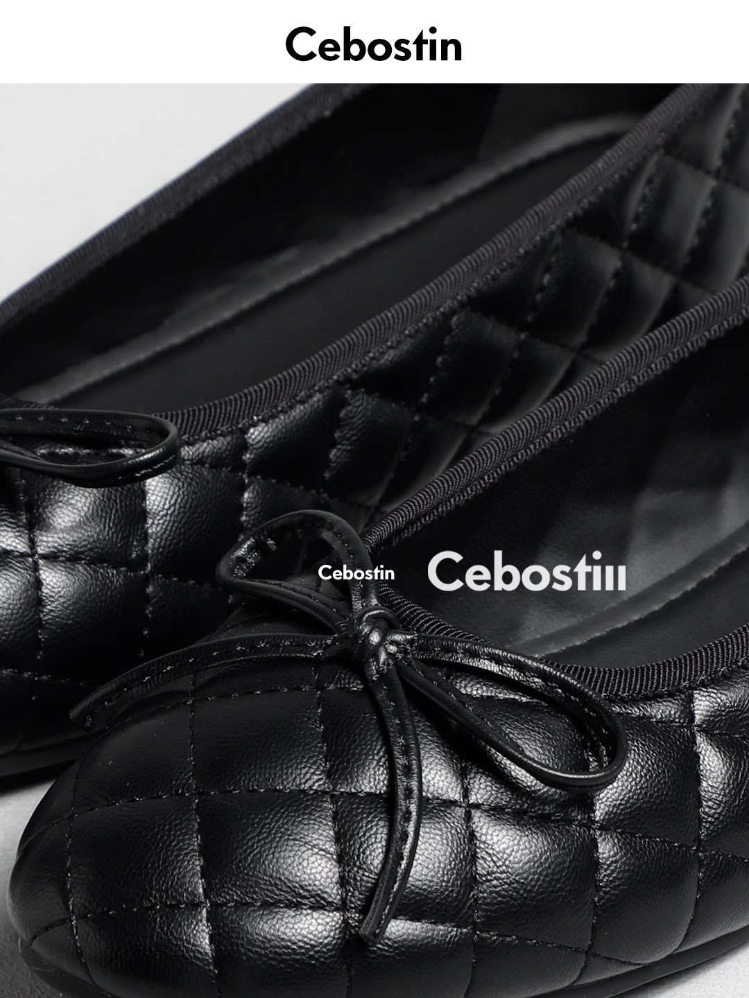 Cebostin Bow Mary Jane Shoes