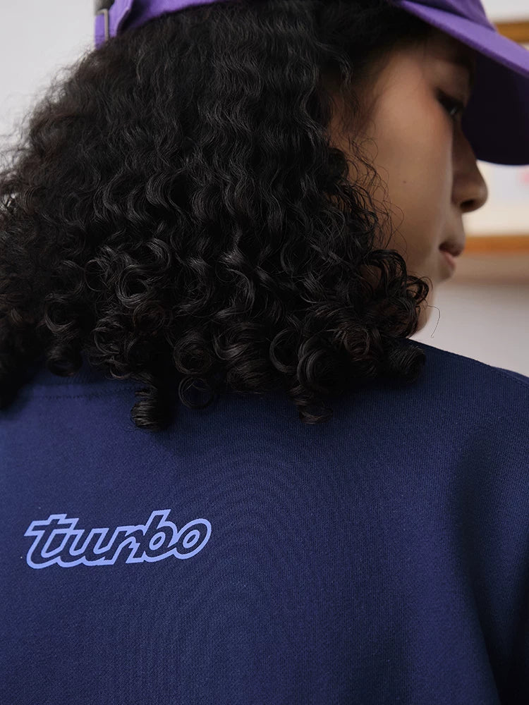 Battles Turbo 420g Embroidered Loose Hoodie