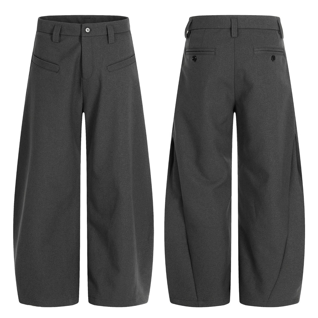 11KN Wide-leg Loose Retro Casual Trousers