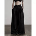 INDULGE Loose Versatile Wide Leg Casual Straight Pants