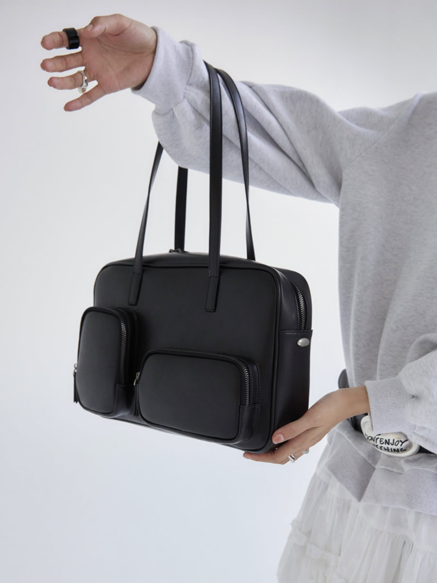 DirtySix Pierre Cow Split Leather Toast Bag