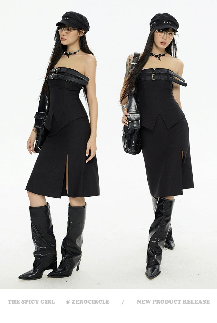 Zero Slim and Thin with Chest Pads Spice Girl Tube Top